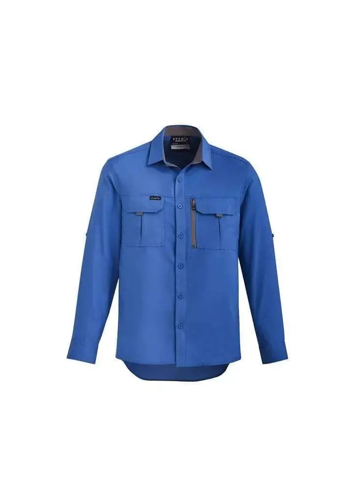 SYZMIK mens outdoor l/s shirt zw460 Metro Workwear.